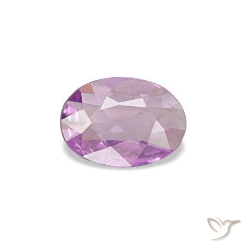 0.29캐럿 천연 미디엄 핑크 바이올렛 사파이어, 타원형 컷, 5.6×4 mm, VS