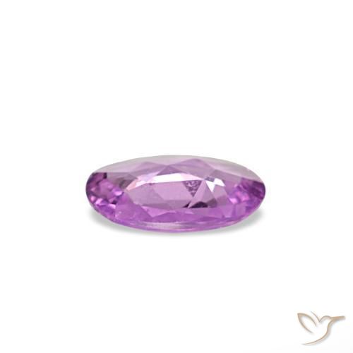 0.29캐럿 천연 미디엄 핑크 바이올렛 사파이어, 타원형 컷, 5.6×4 mm, VS