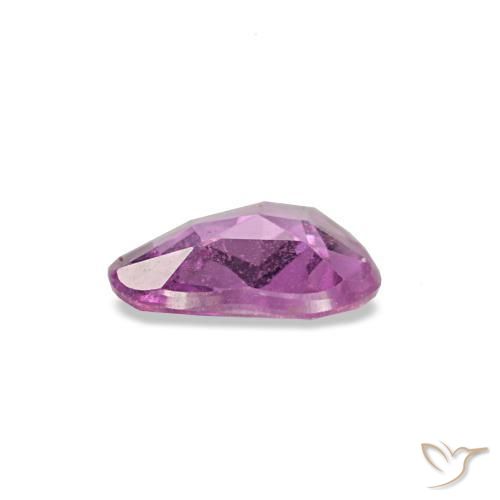 0.40캐럿 천연 강렬한 보라색 사파이어, 트릴리언, 5.3×5.1 mm, VVS-VS