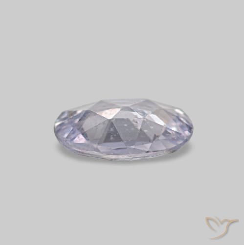 0.44캐럿 천연 미디엄 그레이 사파이어, 타원형 컷, 5.8×4.7 mm, VVS-VS