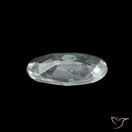 0.37캐럿 천연 미디엄 그레이 사파이어, 타원형 컷, 5.8×4 mm, VVS-VS