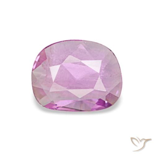 0.44캐럿 천연 Medium Light-Purple 사파이어, 타원형 컷, 6.1×4.8 mm, VVS