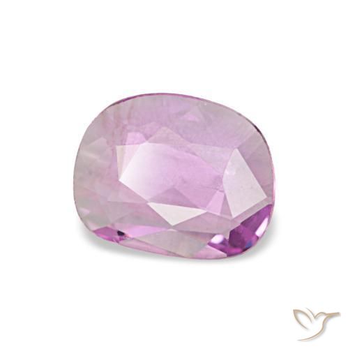 0.44캐럿 천연 Medium Light-Purple 사파이어, 타원형 컷, 6.1×4.8 mm, VVS