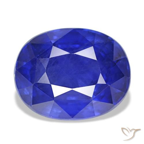 5.48ct 블루 사파이어, 오벌, VS