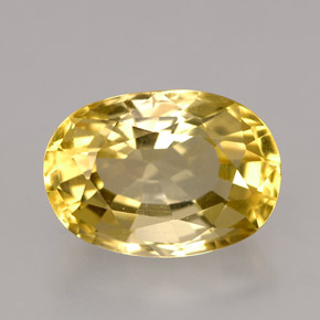 3.48캐럿 천연 옐로우 스카폴라이트, 타원형 컷, 11.5×8.2 mm, VVS-VS
