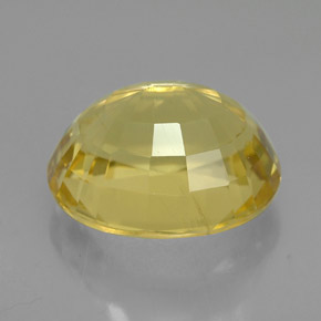 4.81캐럿 천연 옐로우 스카폴라이트, 타원형 컷, 11.8×10 mm, VS