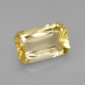 3.24캐럿 천연 옐로우 스카폴라이트, 에메랄드 컷, 11.5×7.2 mm, VS-SI