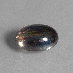 2.00캐럿 천연 레인보우 컬러 스카폴라이트, 타원형 컷, 9.2×7 mm, 투명한