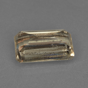 6.56캐럿 천연 레인보우 컬러 스카폴라이트, 에메랄드 컷, 14.8×9.4 mm, 투명한