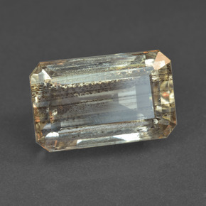 8.96캐럿 천연 레인보우 컬러 스카폴라이트, 에메랄드 컷, 15.2×9.5 mm, 투명한