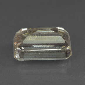8.96캐럿 천연 레인보우 컬러 스카폴라이트, 에메랄드 컷, 15.2×9.5 mm, 투명한