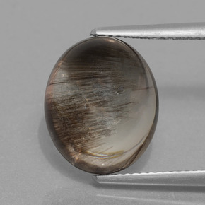 10.54캐럿 천연 레인보우 컬러 스카폴라이트, 타원형 컷, 14.5×12 mm, 투명한