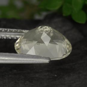 1.91캐럿 천연 노란색 스카폴라이트, 타원형 컷, VS