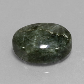 9.33캐럿 천연 그린 세라피나이트, 타원형 컷, 16×12 mm, 불투명체