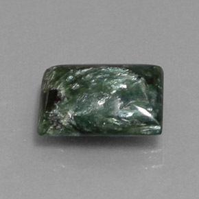 3.31캐럿 천연 그린 세라피나이트, 바게트, 11.5×8.7 mm, 불투명체