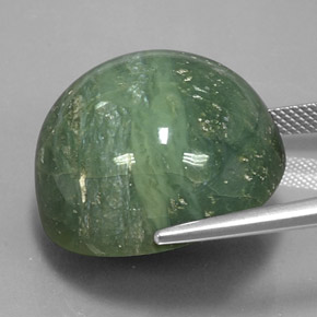 41.28캐럿 천연 Pale Pine Green  서펜틴, 라운드 컷, 23.14 mm, 불투명체