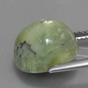 5.17캐럿 천연 그린 서펜틴, 라운드 컷, 11.53 mm, 불투명체