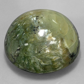 122.80캐럿 천연 그린 서펜틴, 라운드 컷, 33.33 mm, 불투명체