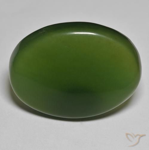 45.91ct 자연스러운 해초 녹색 음흉한, 타원형, 투명한