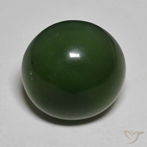 14.95ct 자연스러운 짙은 녹색 음흉한, 둥근, 투명한