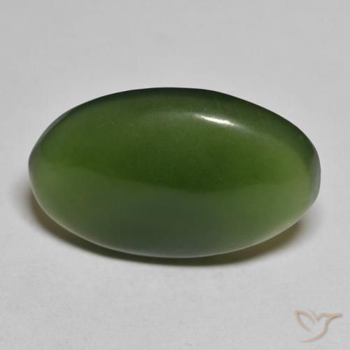 13.52ct 자연스러운 해초 녹색 음흉한, 타원형, 투명한