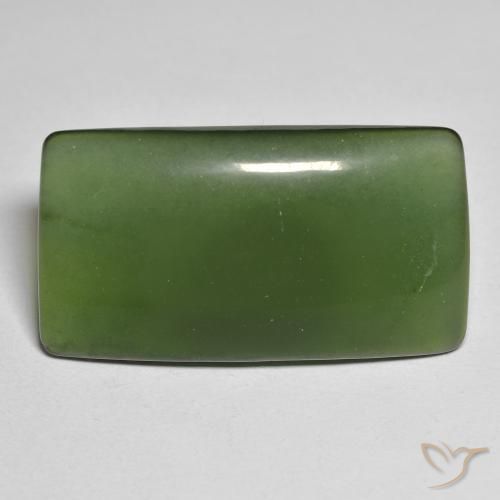 25.58ct 자연스러운 짙은 녹색 음흉한, 방석, 투명한