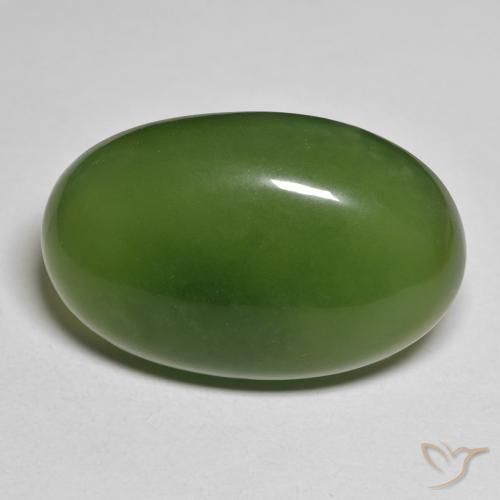 27.54ct 자연스러운 해초 녹색 음흉한, 타원형, 투명한