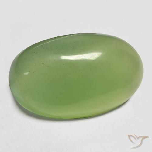 18.33ct 자연스러운 따뜻한 녹색 음흉한, 타원형, 투명한