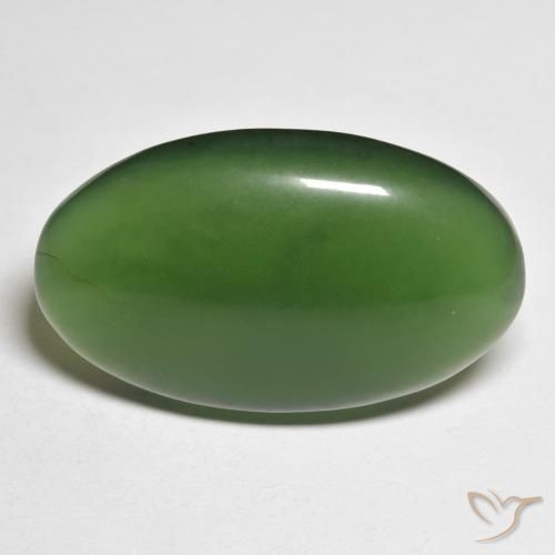 24.76ct 자연스러운 포레스트 그린 음흉한, 타원형, 투명한