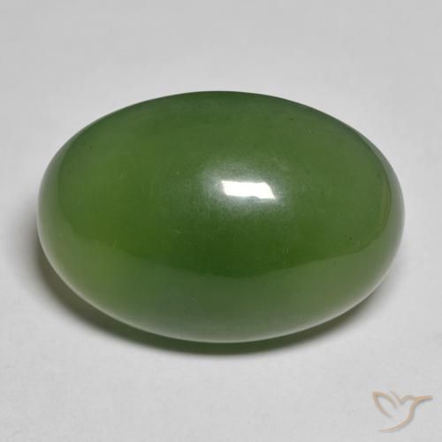19.65ct 자연스러운 해초 녹색 음흉한, 타원형, 투명한