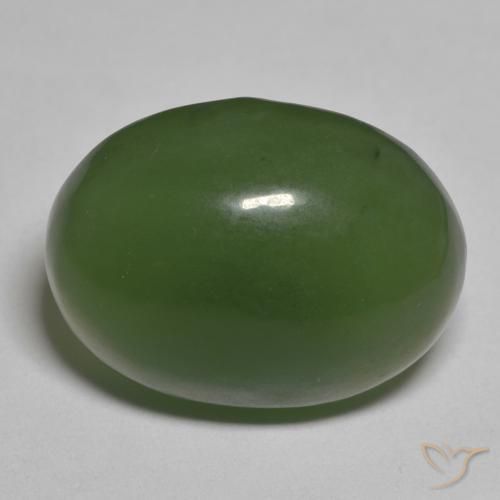 14.04ct 자연스러운 해초 녹색 음흉한, 타원형, 투명한