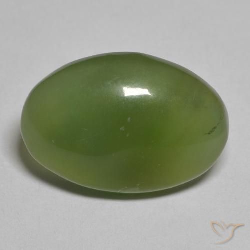 7.92ct 자연스러운 짙은 녹색 음흉한, 타원형, 투명한