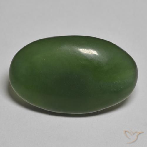 10.20ct 자연스러운 짙은 녹색 음흉한, 타원형, 투명한