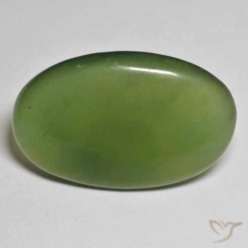 29.57ct 자연스러운 해초 녹색 음흉한, 타원형, 투명한