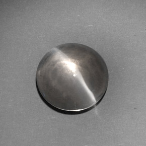 6.62캐럿 천연 스모크 Sillimanite Cat's Eye, 투명한, 10.87 mm, 투명/반투명