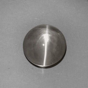 6.62캐럿 천연 스모크 Sillimanite Cat's Eye, 투명한, 10.87 mm, 투명/반투명