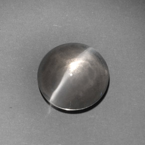 6.62캐럿 천연 스모크 Sillimanite Cat's Eye, 투명한, 10.87 mm, 투명/반투명