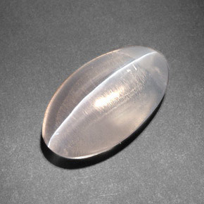 8.24캐럿 천연 브라운 Sillimanite Cat's Eye, 타원형 컷, 15.2×8.8 mm, 투명한