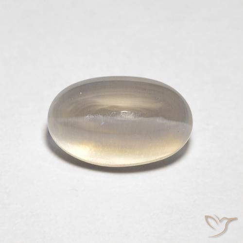 1.34ct 자연스러운 Medium Light-Brown 실리마나이트 고양이 눈, 타원형, 투명한