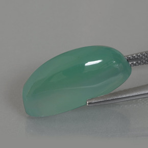 16.32캐럿 천연 라이트 블루 그린 스미소나이트, 마퀴즈, 투명한