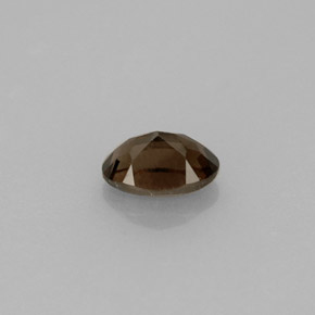 0.49캐럿 천연 스모키 브라운 스모키 쿼츠, 타원형 컷, 6.3×4.1 mm, VVS-VS