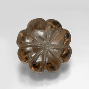 10.74캐럿 천연 스모키 브라운 스모키 쿼츠, 투명한, 투명/반투명