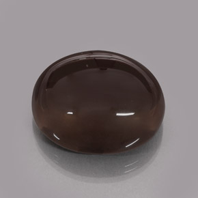 68.97캐럿 천연 스모키 브라운 스모키 쿼츠, 투명한, 28.1×23.7 mm, 투명/반투명