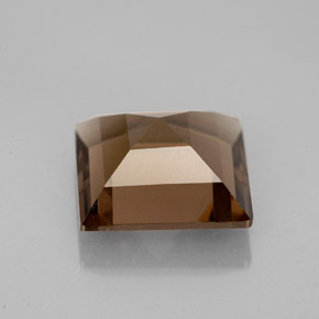 3.70캐럿 천연 스모키 브라운 스모키 쿼츠, 스퀘어, 10×10 mm, VS