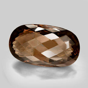 605.33캐럿 천연 스모키 브라운 스모키 쿼츠, 타원형 컷, 72.2×42.5 mm, VVS