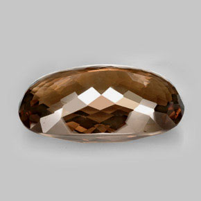 605.33캐럿 천연 스모키 브라운 스모키 쿼츠, 타원형 컷, 72.2×42.5 mm, VVS