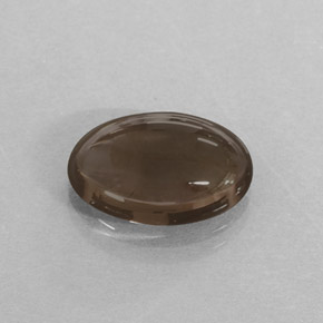 2.97캐럿 천연 스모키 브라운 스모키 쿼츠, 타원형 컷, 11.9×8 mm, 투명한