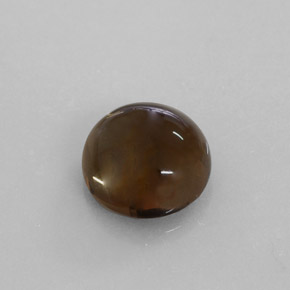 7.22캐럿 천연 스모키 브라운 스모키 쿼츠, 투명한, 12.06 mm, 투명/반투명