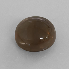 7.52캐럿 천연 Chocolate Brown  스모키 쿼츠, 투명한, 12.18 mm, 투명/반투명