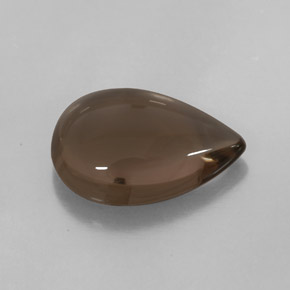 4.53캐럿 천연 스모키 브라운 스모키 쿼츠, 투명한, 14.2×10 mm, 투명/반투명
